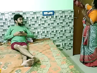 Indian teen chum fucking all over hot beautiful maid Bhabhi! Uncut homemade sex